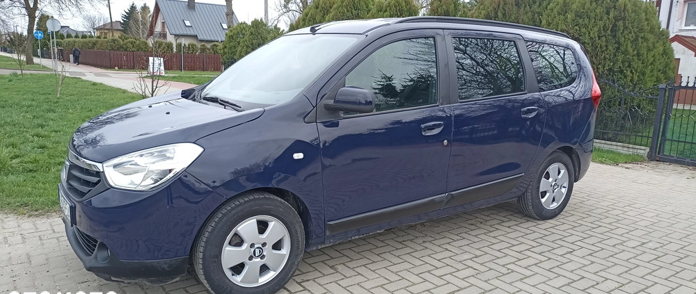 Dacia Lodgy cena 20900 przebieg: 214000, rok produkcji 2014 z Hrubieszów małe 121